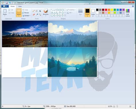 5 Cara Menggabungkan Foto Gambar Di Paint Lengkap