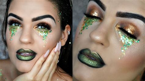 St Patricks Day Glittah Makeup Tutorial Saint Patricks Day Makeup