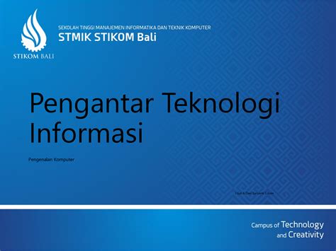 Solution Pengantar Teknologi Informasi Studypool