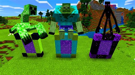 MCPE DO NOT CHOOSE THE WRONG PORTAL Mutant Creeper Mutant Zombie