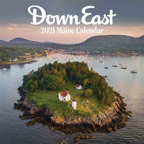 2016 Maine Lighthouses Down East Wall Calendar 10
