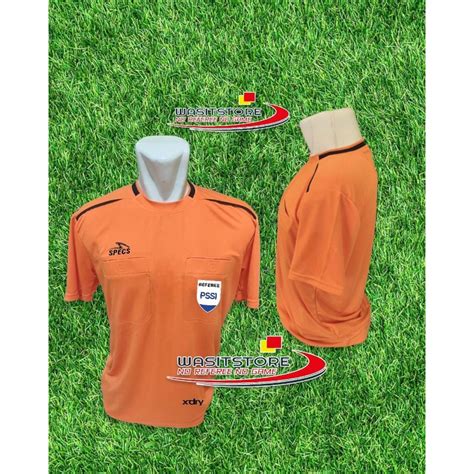 Jual Baju Wasit Specs 2019 LOGO DADA PSSI SAKU REFEREE LENGAN