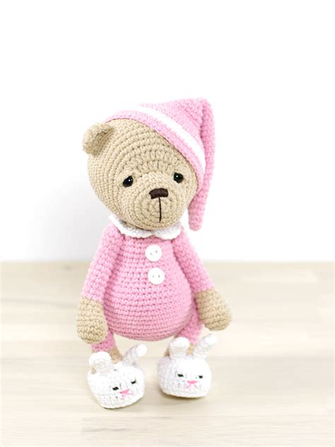 Amigurumi Teddy Bear Crochet Pattern Amigurumi Pattern And Etsy