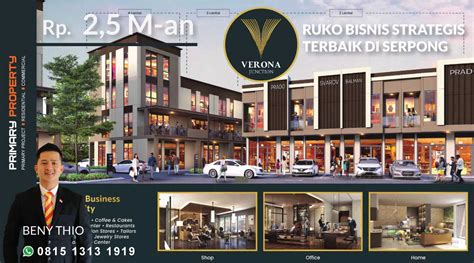 Ruko Verona Junction Paramount Land Gading Serpong Tangerang Bsd