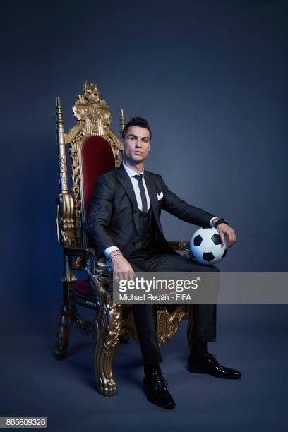 Cristiano Ronaldo of Portugal poses after The Best FIFA Football Awards ...