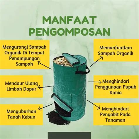 mengolah sampah organik  compost bag  rumah tangga garis