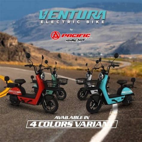 Jual Sepeda Listrik Ebike Pacific Ventura Ah Garansi Resmi Shopee