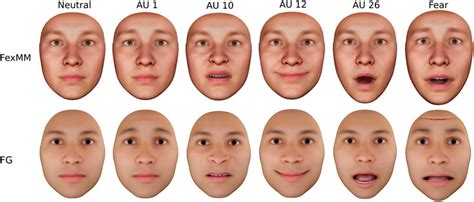 Frontiers Statistical Learning Of Facial Expressions Improves Realism