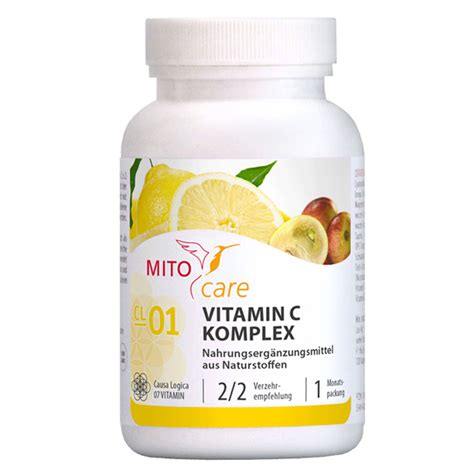 Vitamin C Komplex von MITOcare 120 Kapseln à 1000 mg Vit C