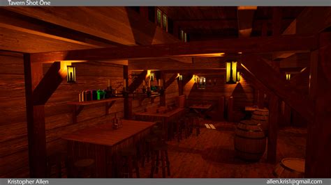 Artstation Tavern Environment Study