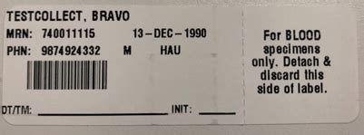 Specimen Labels and Labelling Guidance