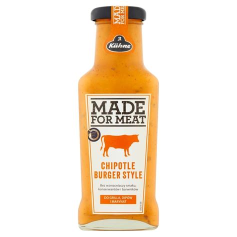 Kühne Made For Meat Chipotle Burger Style Sos 235 ml Zakupy online z