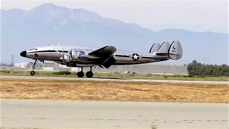 Lockheed Constellation Vc 121a Bataan Returns To Chino Airport From The 2023 Eaa Airventure