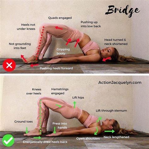 Using Your Glutes In Bridge Pose Yoga Is So Key To Supporting The