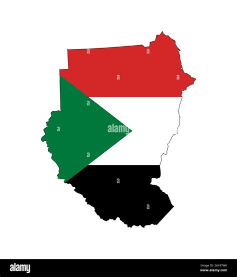 Sudan Flag Map High Resolution Stock Photography And Images Alamy