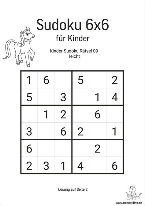 Kinder Sudoku X Zum Gratis Drucken Sudoku Kinder Kreuzwortr Tsel