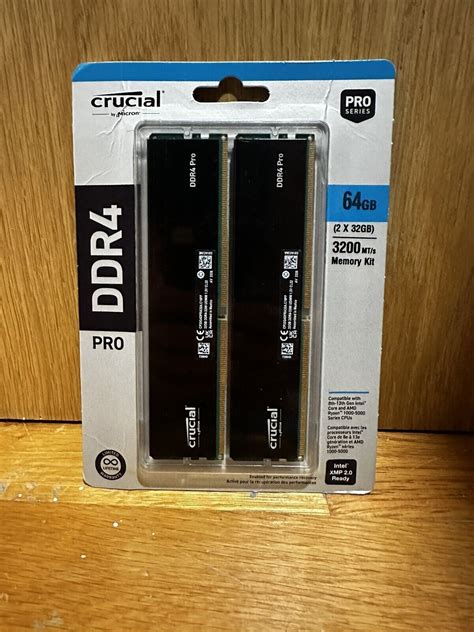 Crucial Crucial Pro Gb X Gb Pin Pc Ram Ddr Pc