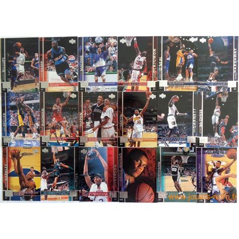 Lot Cartes Nba Upper Deck Jouets R Tro Jeux De Soci T