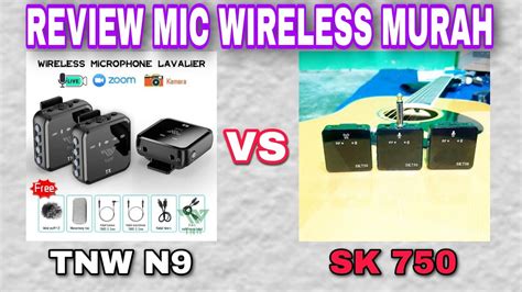 review mic wireless tnw  murah  fitur bisa buat  karaoke