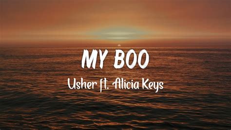 Usher My Boo Lyrics Ft Alicia Keys Youtube