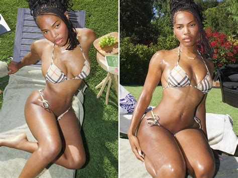 Quenlin Blackwell S Backyard Bikini Photoshoot