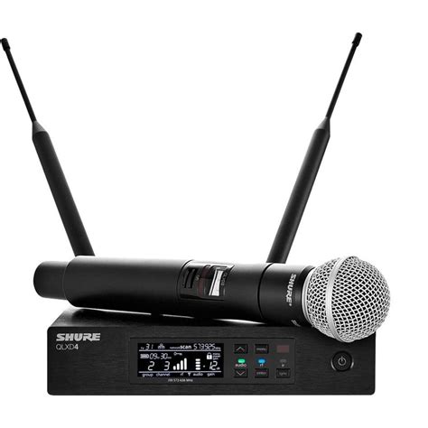 Sistema Micrófono Inalámbrico Digital de Mano Profesional Shure QLXD24