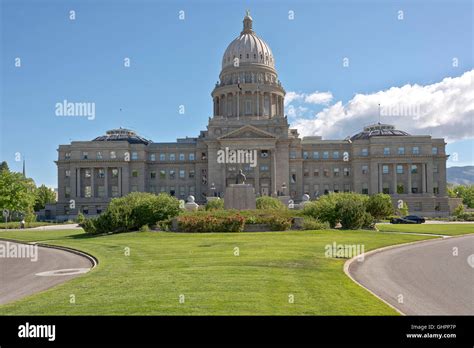 Boise Idaho State Capitol Building In Downtown Boise Stock Photo Alamy