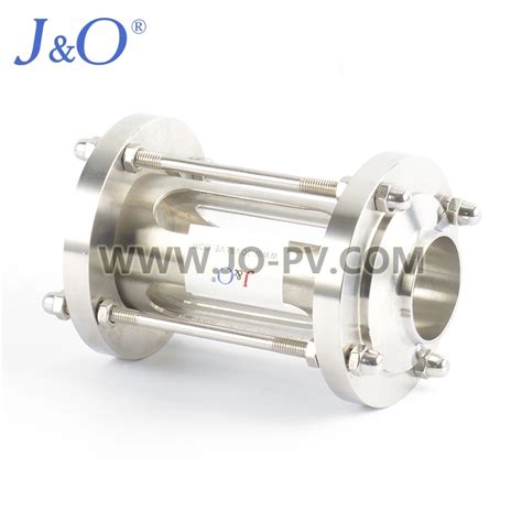 Sanitary Stainless Steel Welded Sight Glass With Ss Cover China Jando Fluid Control Co Limited