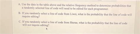 Solved Instructions I For Each Question Calculate The