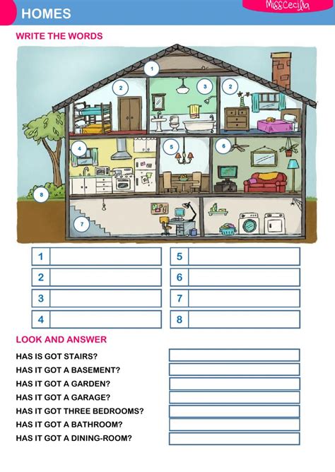 Architecture Vocabulary Worksheet