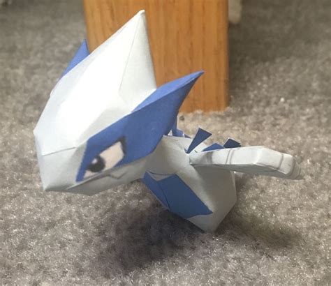 Chibi Lugia Papercraft Pokemon Craft Lugia Paper Crafts