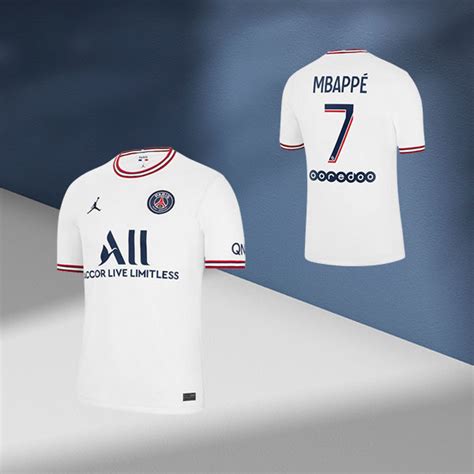 Koszulka Psg Mbappe 7 Czwarta 2021 2022 Koszulki