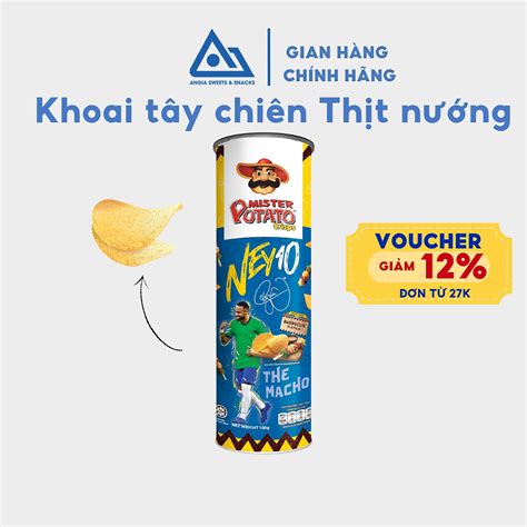 Mua Khoai tây miếng chiên vị Nướng Mister Potato hộp bimbim có hình