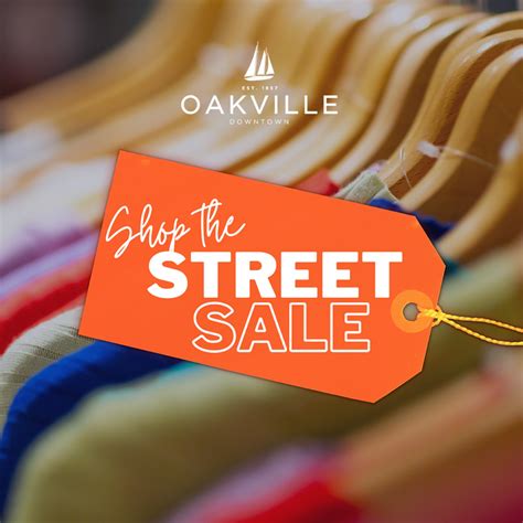 Shop The Street Sidewalk Sale 2023 Visit Oakville