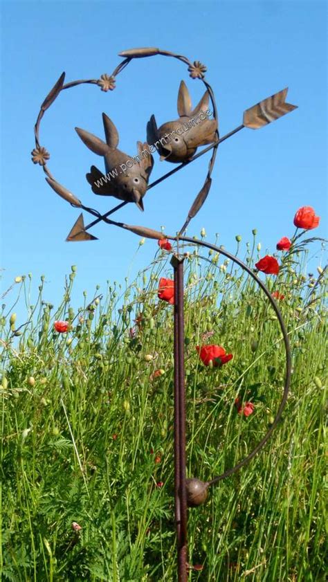 Windspiel Vogelwippe Gartenpendel Gartenwippe Verliebte V Gel Im Herz