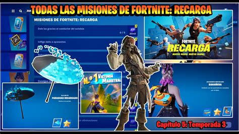 FORTNITE CÓMO COMPLETAR TODAS LAS MISIONES DE RECARGA VICTORIA