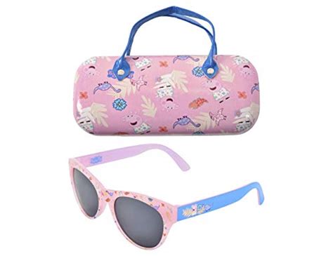 Peppa Pig Kids Sunglasses with Matching Glasses Case and UV Protection ...