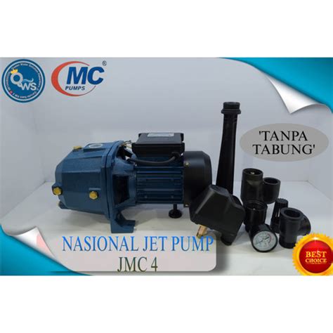 Jual Mesin Pompa Air Sumur Dalam Jet Pump Nasional MC Pump JMC 4 Kota