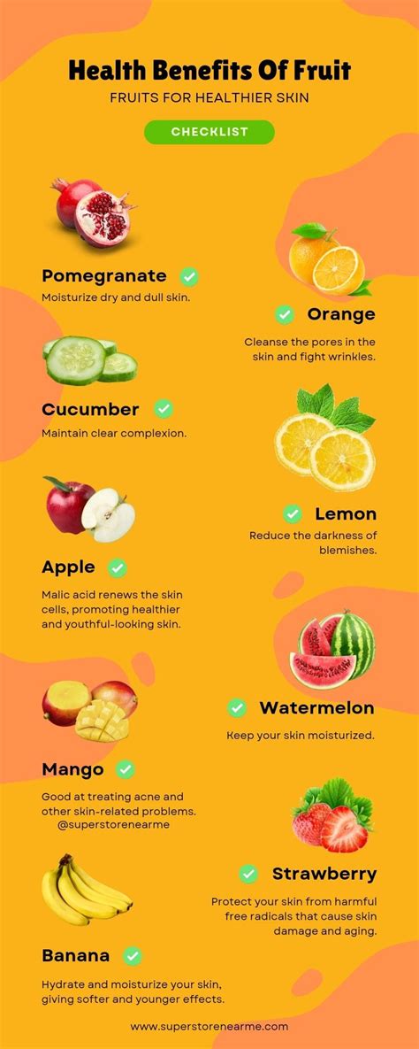 Health Benefits Of Fruits | Fruits For Healthier Skin | Fruit health ...