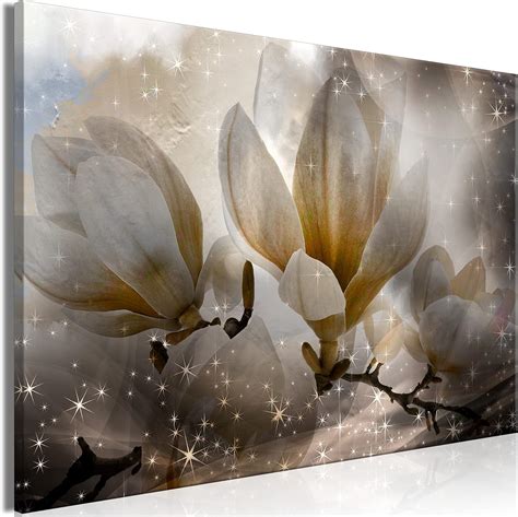 Amazon De Murando Bilder Magnolie X Cm Leinwandbild Tlg