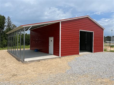 X X X Standard One Lean Vertical Roof Barn Newmart Builders