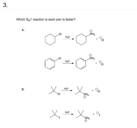 Solved Sn1 And Sn2 Questions Organic Chemistry Please Help