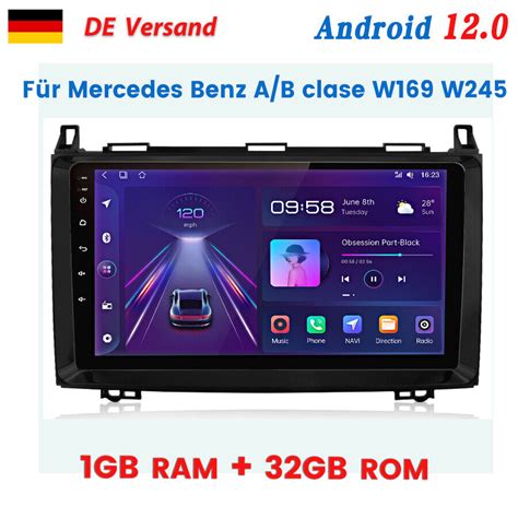 Für Mercedes Benz A W169 B W245 Vito Viano W639 Android12 Autoradio GPS