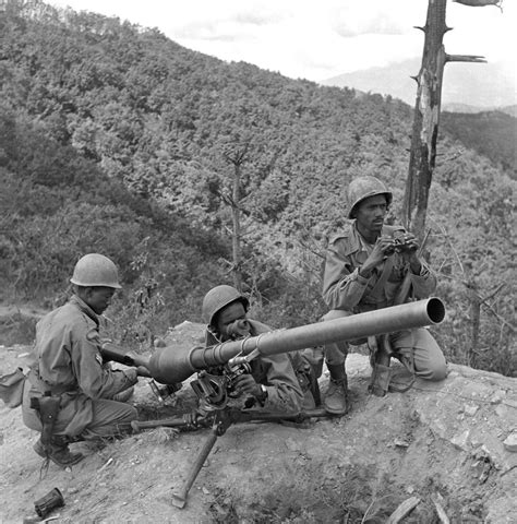 Ethiopian Soldiers Of The Kagnew Battalion Preparing A 75mm Recoilless