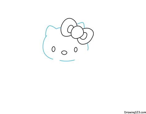 How To Draw Hello Kitty Face Step By Step For Kids