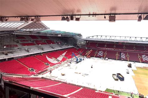 Photos The View From Inside Anfield Of New Anfield Road Stand