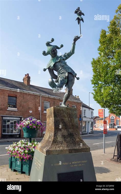 Touchstone The Jester Statue Pedestrianised Tourist Attraction A Hi Res