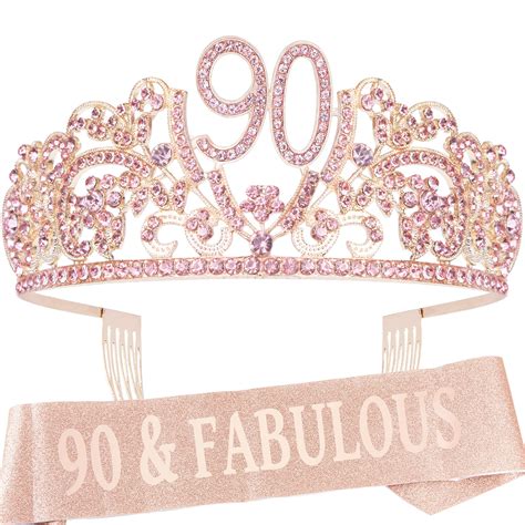 Buy 90th Birthday Gifts For Women 90th Birthday Tiara 90th Birthday