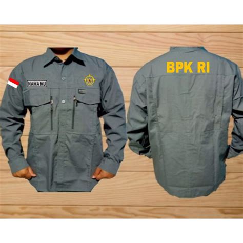 Jual Kemeja Tactical Bpk Ri Full Bordir Depan Belakang Baju Tactical