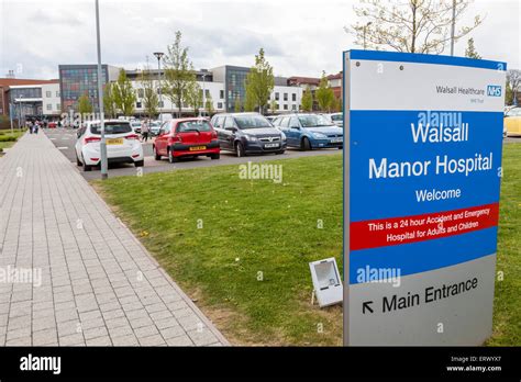 Walsall Manor Hospital, Walsall, West Midlands, England, UK Stock Photo ...